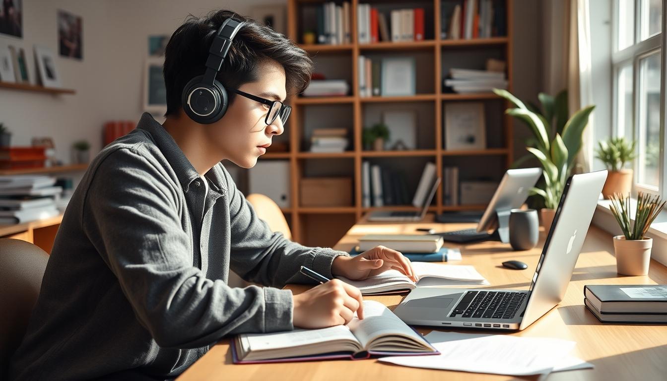 Students working in research laboratory